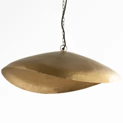 Suspension en métal doré 72 cm - elora