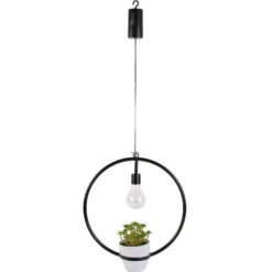 Suspension led décorative avec plante