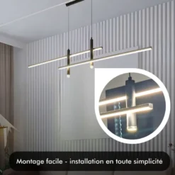 Suspension led - inoleds - jetta noir - dimmable