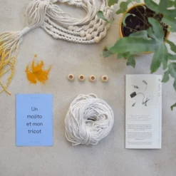 Suspension macramé- kit diy