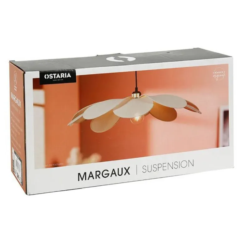 Suspension métal et lin petite margaux d