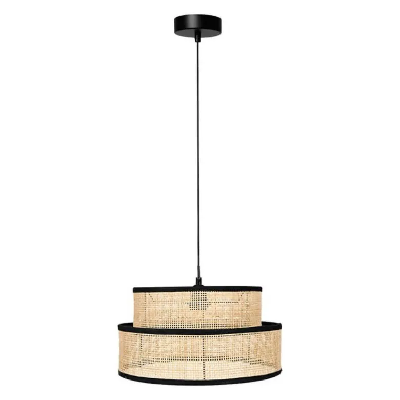 Suspension rotin yuca noir d35