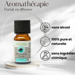 Synergie d'huile essentielle relaxante