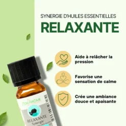 Synergie d'huile essentielle relaxante