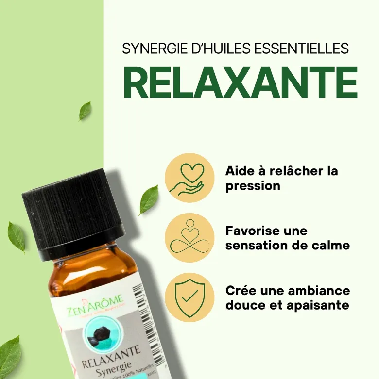Synergie d'huile essentielle relaxante
