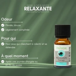 Synergie d'huile essentielle relaxante