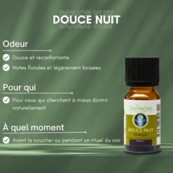 Synergie d'huile essentielle douce nuit