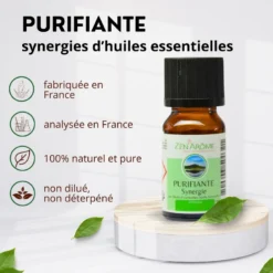 Synergie d'huile essentielle purifiante