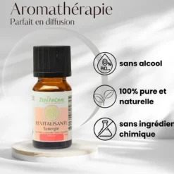 Synergie d'huile essentielle revitalisante