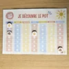 Tableau d'apprentissage & récompense propreté