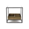 Table basse aluminum bronze - décoration