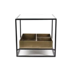 Table basse aluminum bronze - décoration