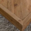 Table basse carrée en bois recyclé