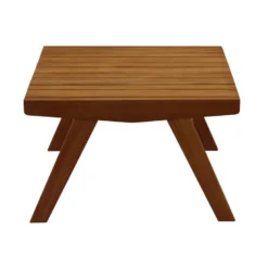 Table basse de jardin en bois massif l65 cm tidak
