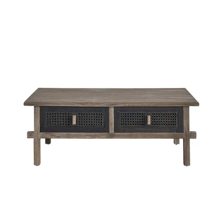 Table basse en pin massif recyclé