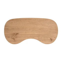 Table basse organique en bois massif de mindi - brandan