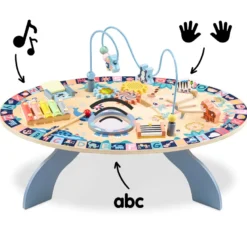 Table d'activités éducative sensorielle