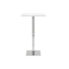 Table de bar carrée blanche l60 cm jack