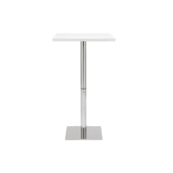 Table de bar carrée blanche l60 cm jack