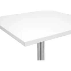 Table de bar carrée blanche l60 cm jack