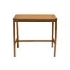 Table de bar de jardin rectangulaire en bois massif l120 cm akis
