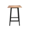 Table de bar noire l70 cm jones