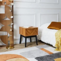 Table de chevet en bois