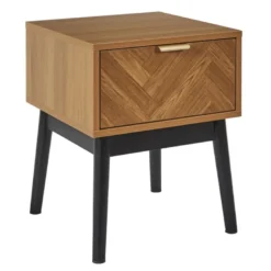 Table de chevet en bois