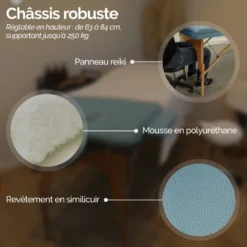 Table de massage - 3 zones