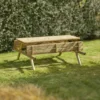 Table de pique-nique en bois romane