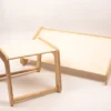 Table et chaise pour le mur suédois