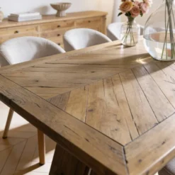 Table à manger en bois recyclé blaise