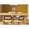Table à manger rectangulaire en bois manguier massif l180 cm sota