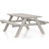 Table pique-nique bois pliante – gris
