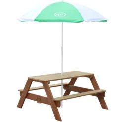 Table pique-nique nick avec parasol ver