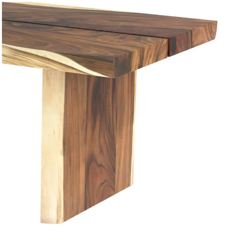Table rectangulaire 10 personnes en bois de suar 240 cm - tanah