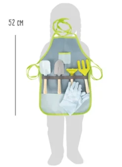 Tablier avec outils de jardinage
