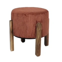 Tabouret côtelé