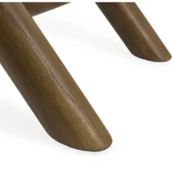 Tabouret cuir cuir marron - décoration