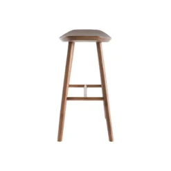 Tabouret de bar noyer h65 cm demory