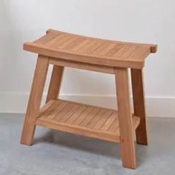 Tabouret en teck massif - kyoto
