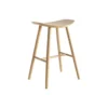Tabourets de bar bois clair h65 cm (lot de 2) demory