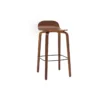Tabourets de bar noyer h68 cm (lot de 2) obra