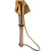 Tabouret trépied pliant cuir