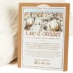 Taie d'oreiller en coton bio - 60 x 60 c