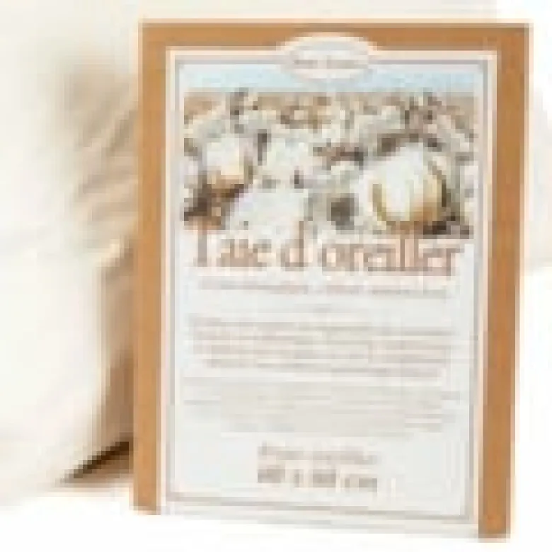 Taie d'oreiller en coton bio - 60 x 60 c