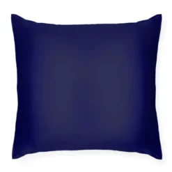 Taie d'oreiller en soie 19 mommes 65x65 Bleu marine