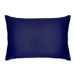 Taie d'oreiller en soie 19 mommes 50x70 Bleu marine