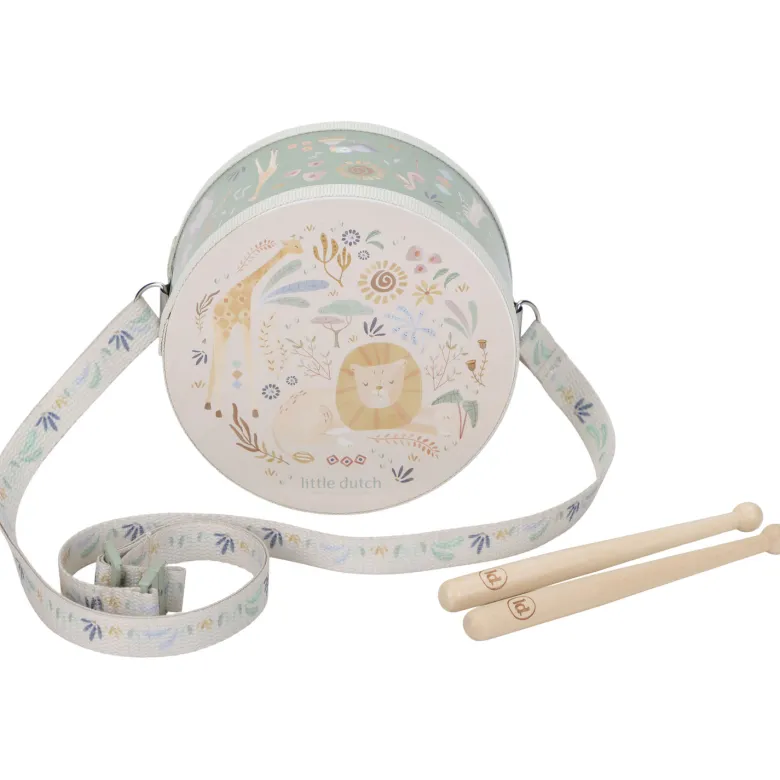 Tambour en bois safari friends