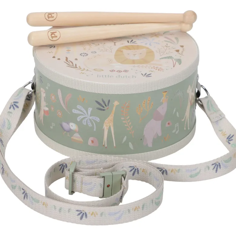 Tambour en bois safari friends